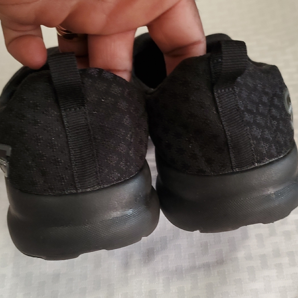 Skechers Sports Quilted Black Slipon Loafers - Picture 5 of 15
